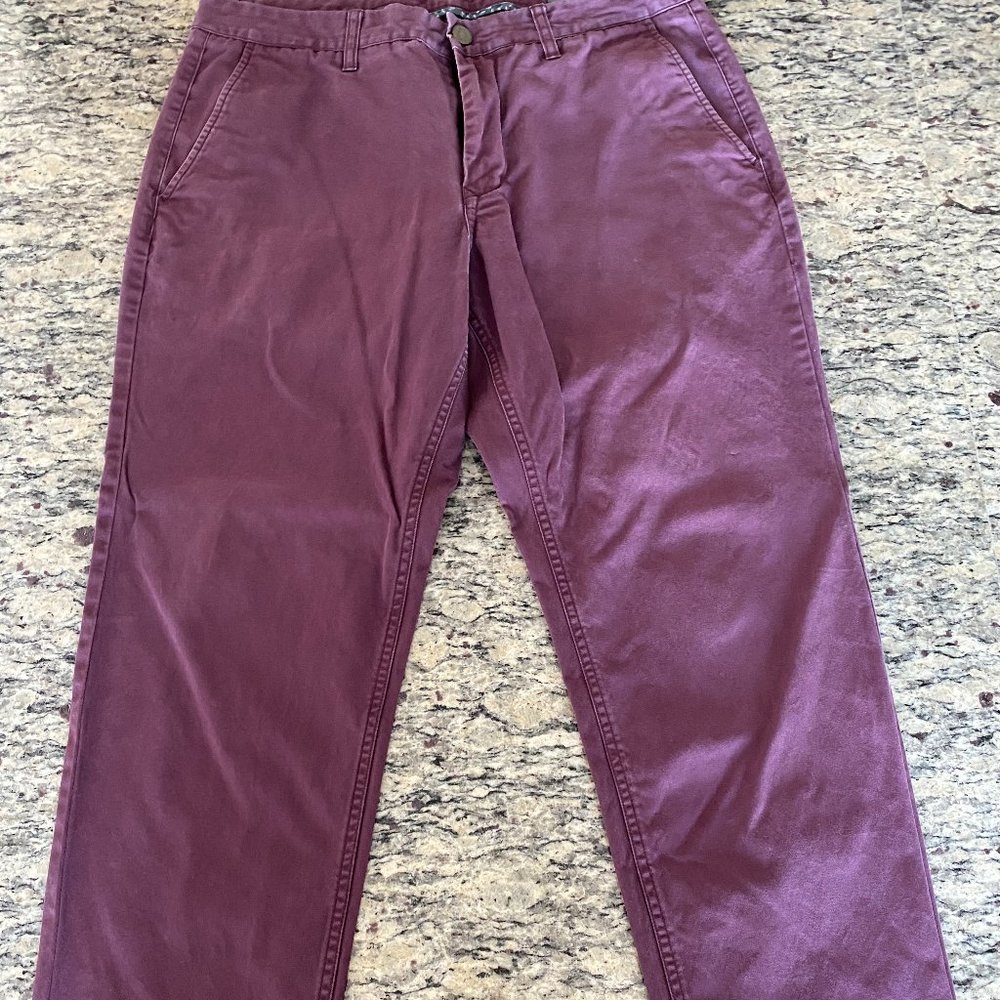 Bonobos Stretch Washed Chinos (Burgundy)